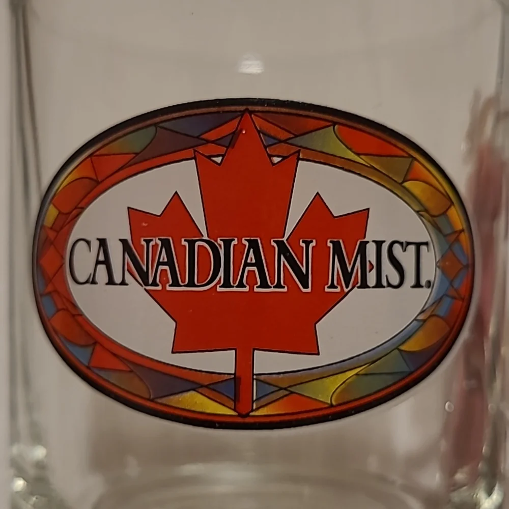 Set of 4 Vintage Canadian Mist Whiskey Mugs